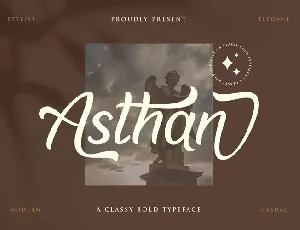 Asthan font