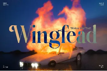 Wingfead font