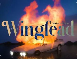 Wingfead font