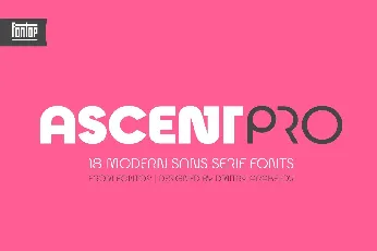 Ascent Pro font