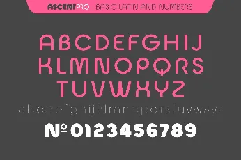 Ascent Pro font