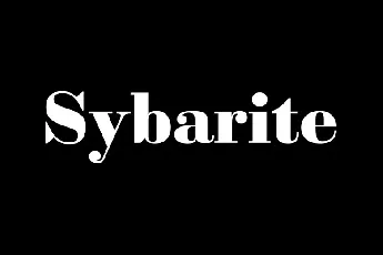 Sybarite Family font