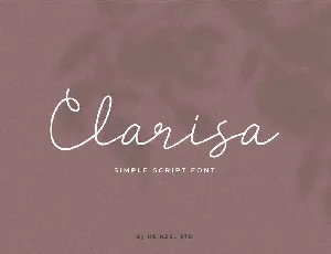 Clarisa font