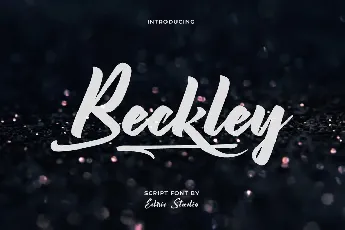 Beckley Demo font