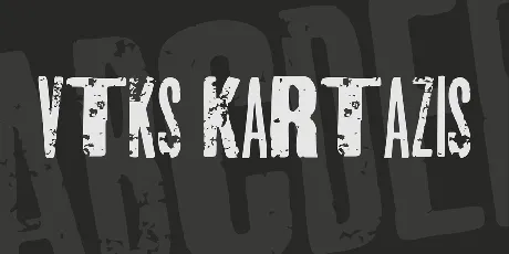 Vtks Kartazis font