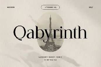 Qabyrinth font