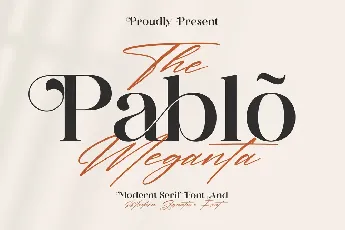 The Pablo Meganta font