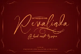 Revalinda Brush Stylist font