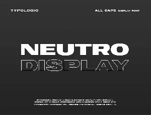 Neutro font