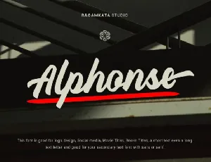 Alphonse font