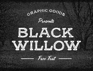 Black Willow font