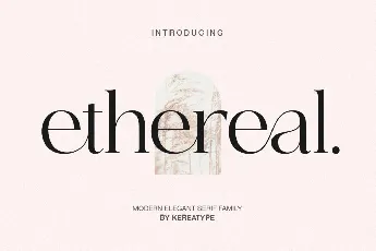 Ethereal Demo font