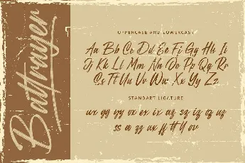 Battrayer font