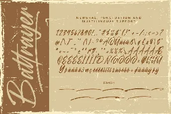 Battrayer font