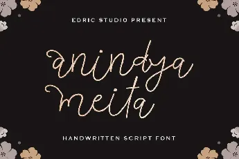 Anindya Meita Demo font