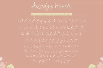 Anindya Meita Demo font