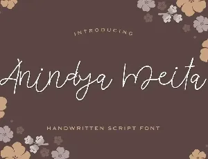 Anindya Meita Demo font