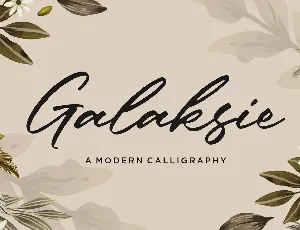 Galaksie font