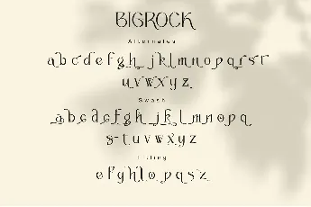 Bigrock-Personal use font