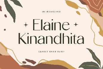 ElaineKinandhita font