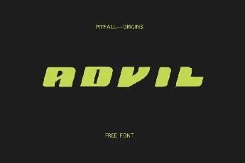 ADVIL font