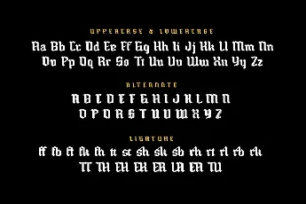 Ulminost font