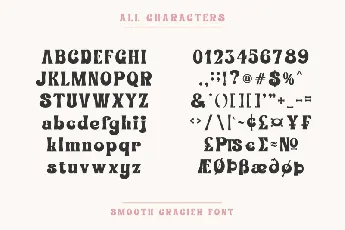 Smooth Gracier font