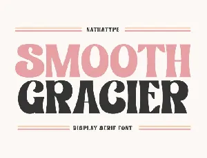 Smooth Gracier font