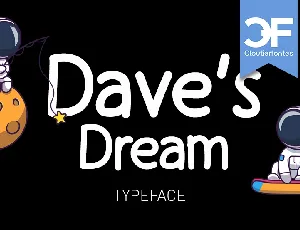 CF Daveâ€™s Dream font