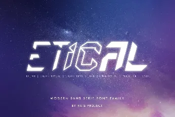 Etical font