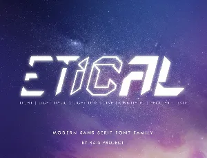 Etical font