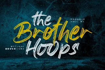 The Brother Hoops font