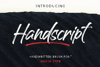 Handscript font