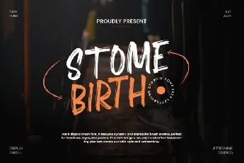 Stome Birth font