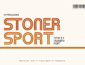 Stoner sport font