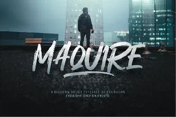 Maquire Brush Script font