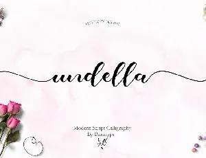 Undella Calligraphy font