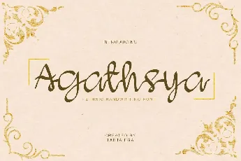 Agathsya font