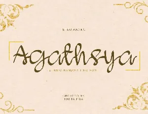 Agathsya font