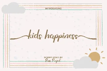 Kids Happiness Demo font