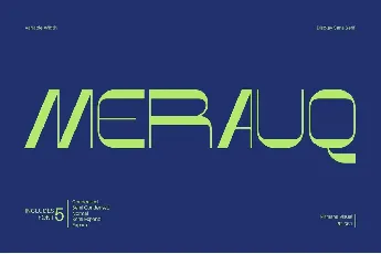 Merauq - Demo Version font