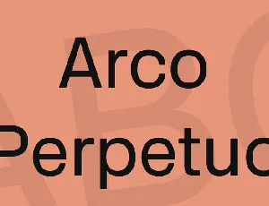 Arco Perpetuo font