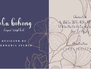 Boho font