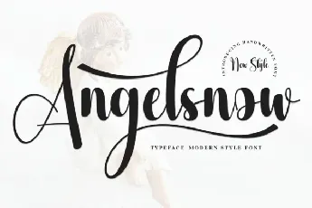 Angelsnow Script font