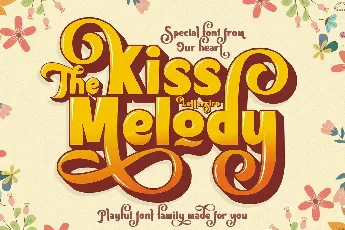 Kiss Melody font