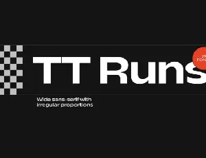 TT Runs font