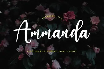 Ammanda Handwritten Script font