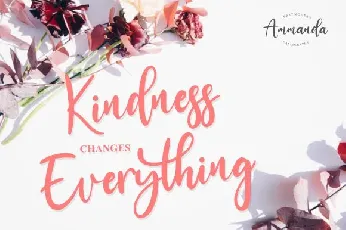 Ammanda Handwritten Script font