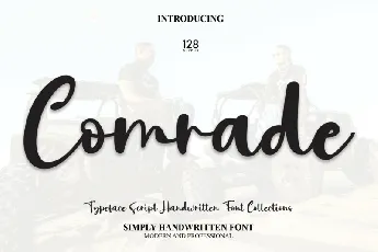 Comrade Script font