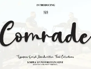 Comrade Script font